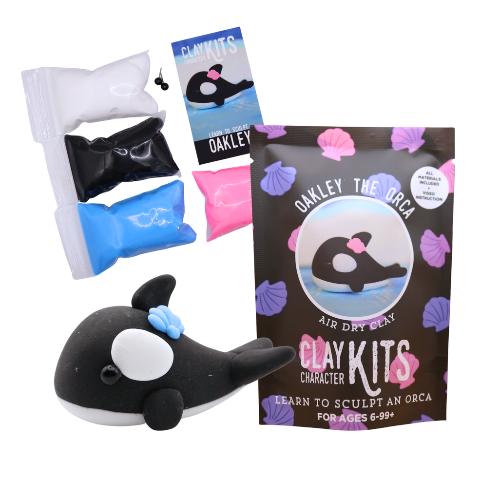 Oakley the Orca Air Dry Clay Kit